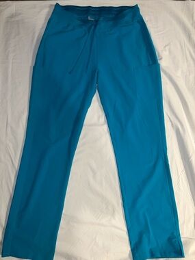 Women's Straight Leg Scrub Pants - Teal Blue